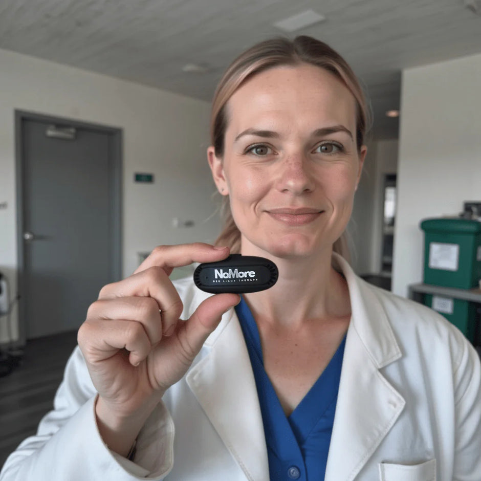 NoMoreSinus, dispositivo nasal de luz roja
